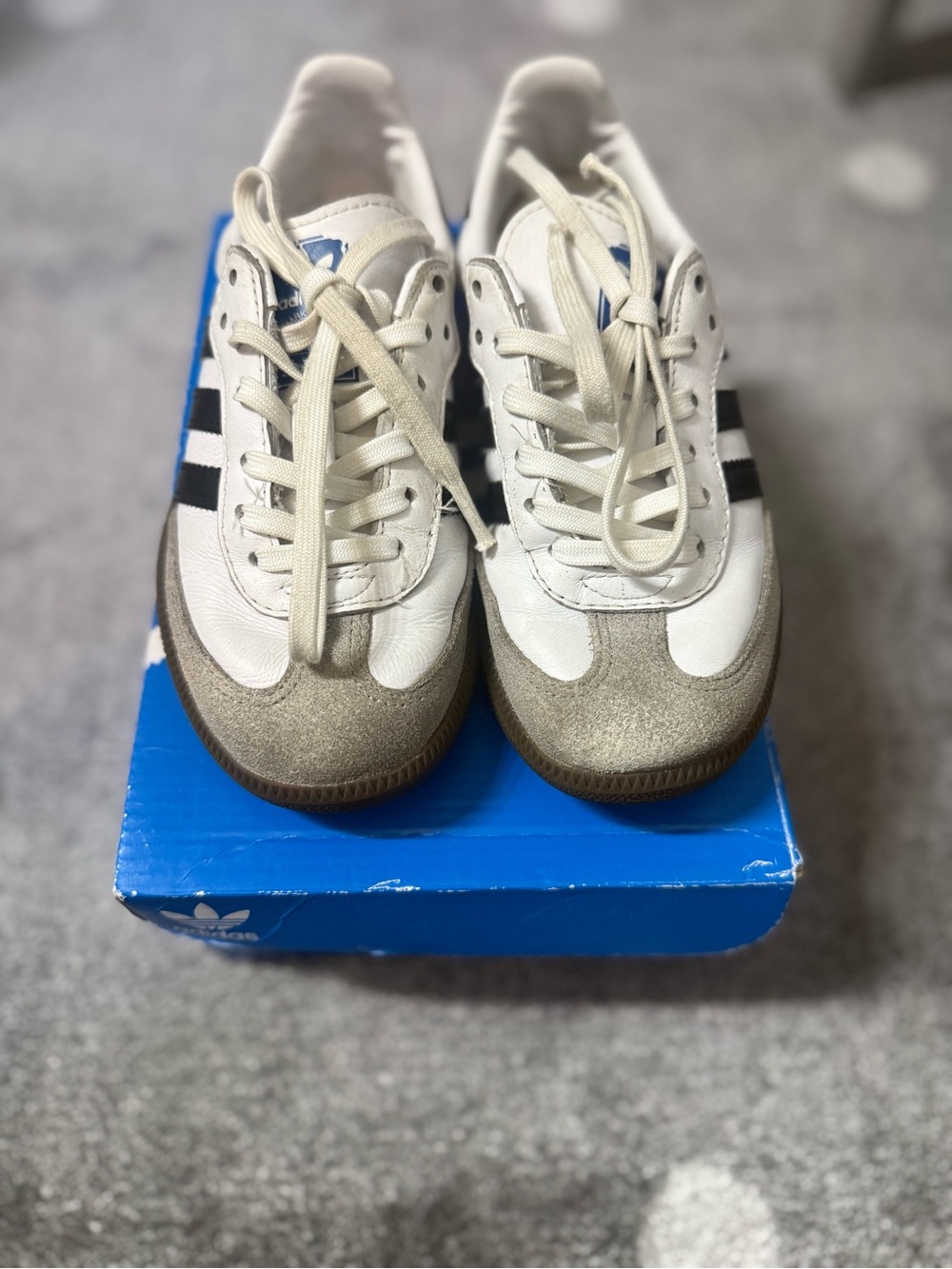 adidas Kids White and Black Classic Trainer Sneakers